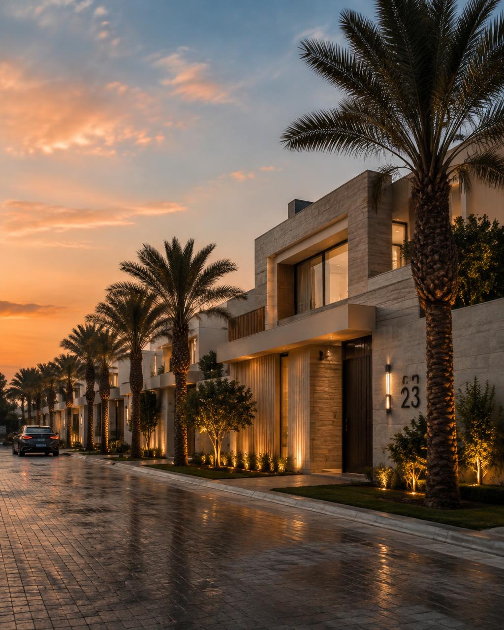 مجمع فلل سكنية حديثة في الرياض